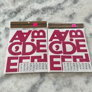 ALPHABET STICKERS NWT